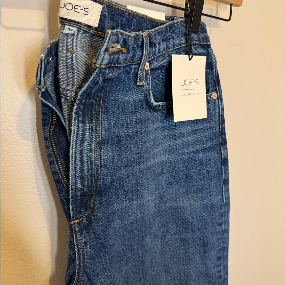 Joe's Jeans Women's Margot Pinnacle Blue Slim Ankle size 34, NWT - Picture 2 of 6